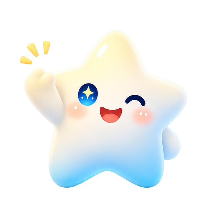 星宝向你挥手